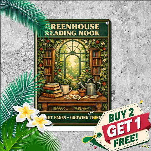 Garden and library reader - garden,