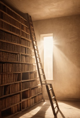 Library ladder beam of - a,